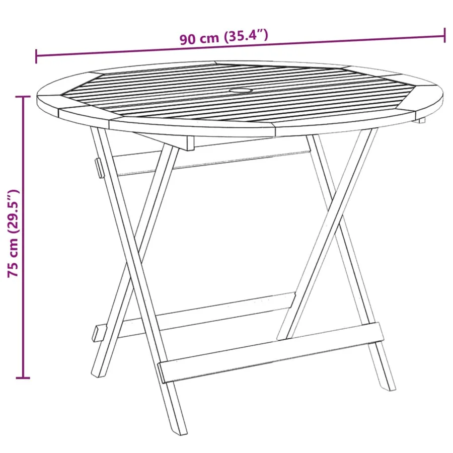 Ensemble à manger de jardin 5 pcs résine tressée et bois massif - 13
