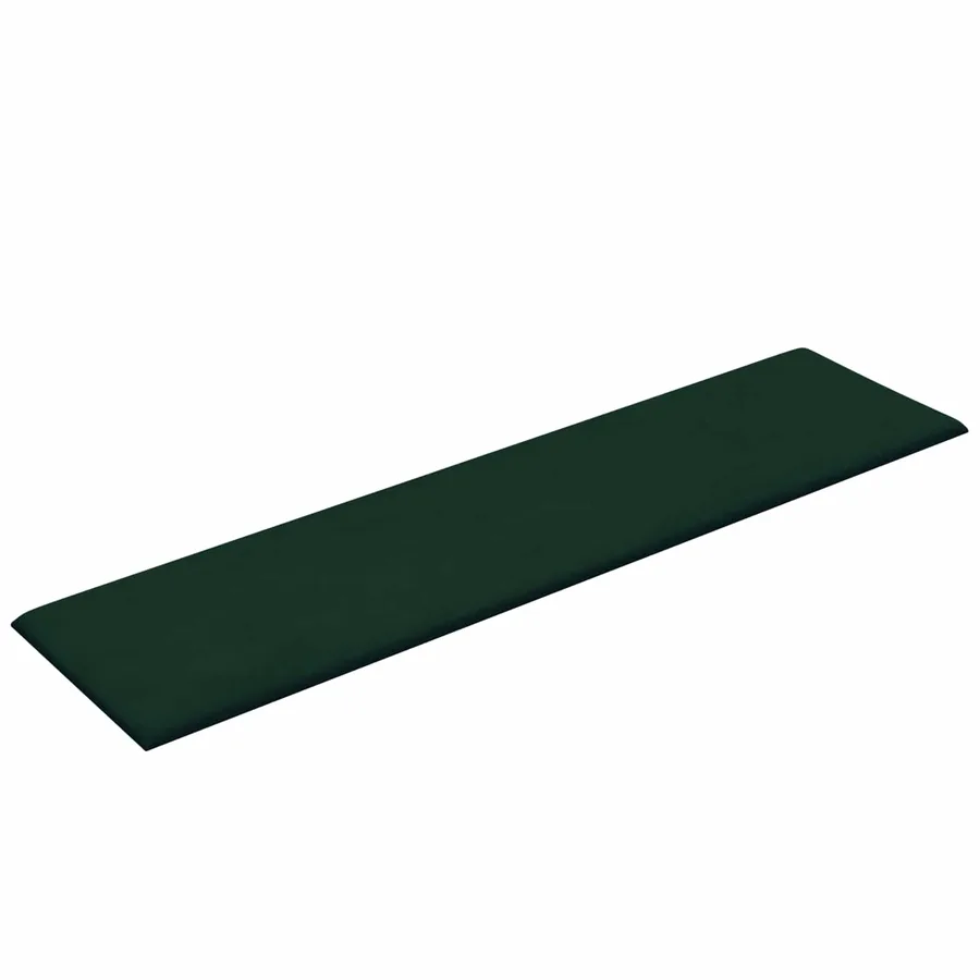 Tête de lit murale 12 pcs Vert foncé Velours - 3