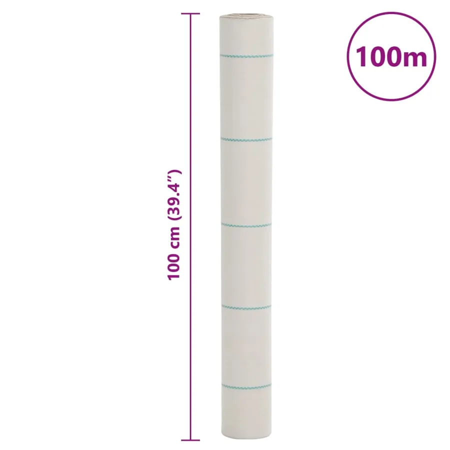 Membrane anti-mauvaises herbes blanc 1x100 m PP - 8