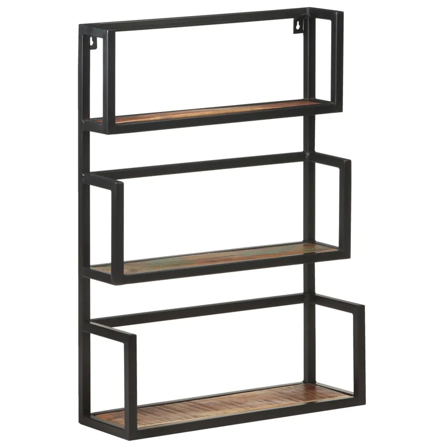 Étagère murale 60x20x85 cm Bois de récupération massif