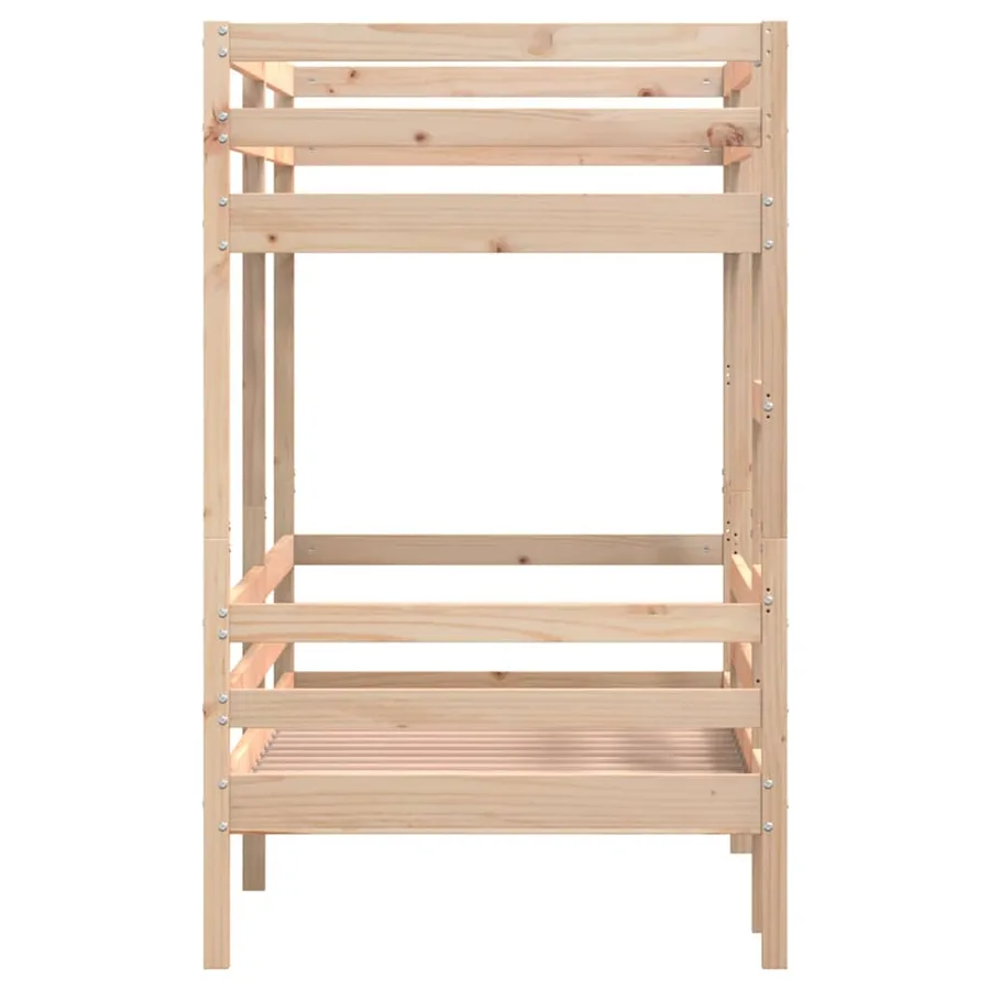 Lit superposé sans matelas 90x190 cm bois de pin massif - 6