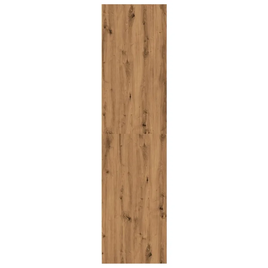 Garde-robe chêne artisanal 100x50x200 cm bois d'ingénierie - 5