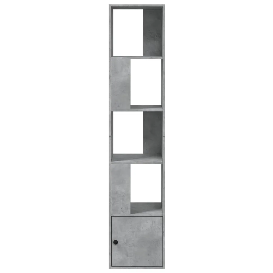 Bibliothèque gris béton 40x36x189 cm bois d'ingénierie - 3