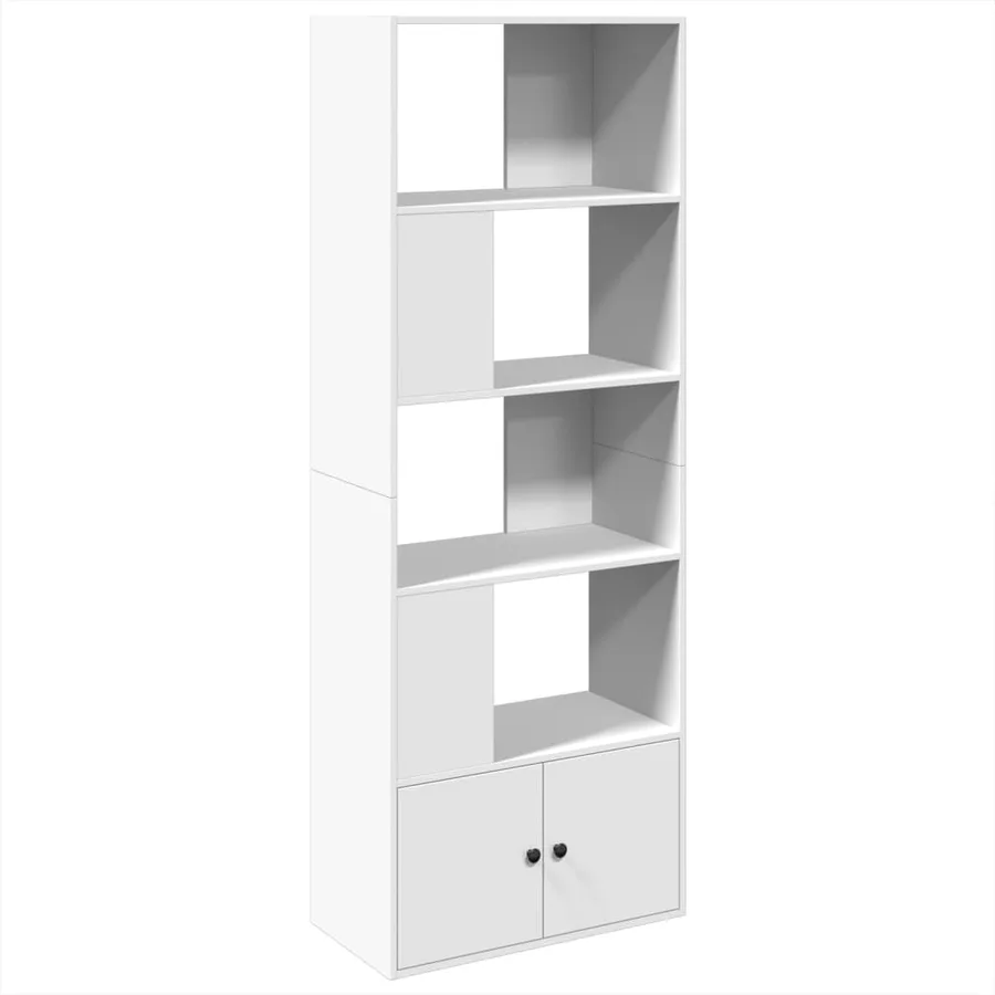 Bibliothèque blanc 70x36x189 cm bois d'ingénierie - 2