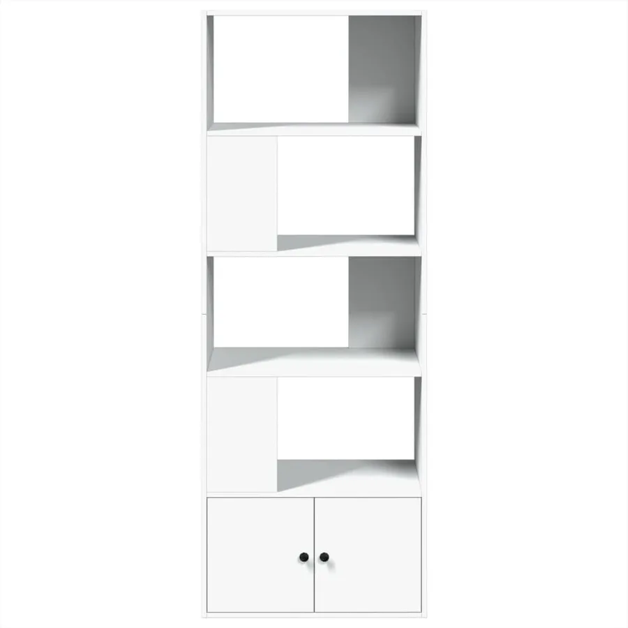 Bibliothèque blanc 70x36x189 cm bois d'ingénierie - 3