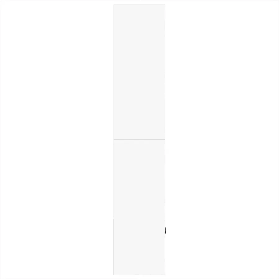 Bibliothèque blanc 70x36x189 cm bois d'ingénierie - 4