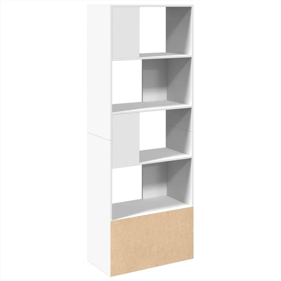 Bibliothèque blanc 70x36x189 cm bois d'ingénierie - 5