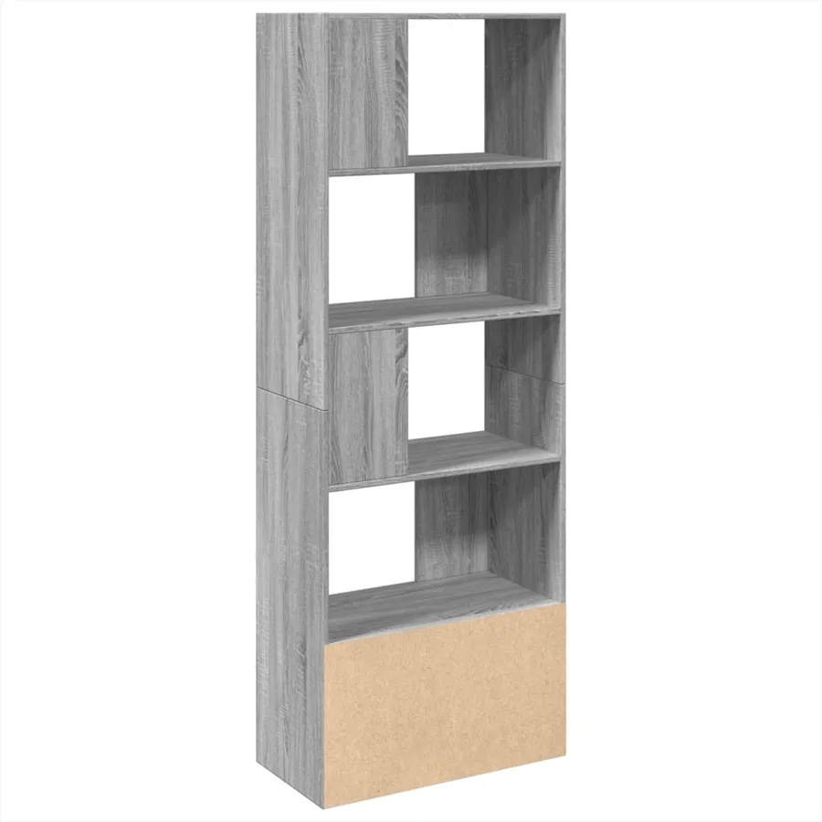 Bibliothèque sonoma gris 70x36x189 cm bois d'ingénierie - 5