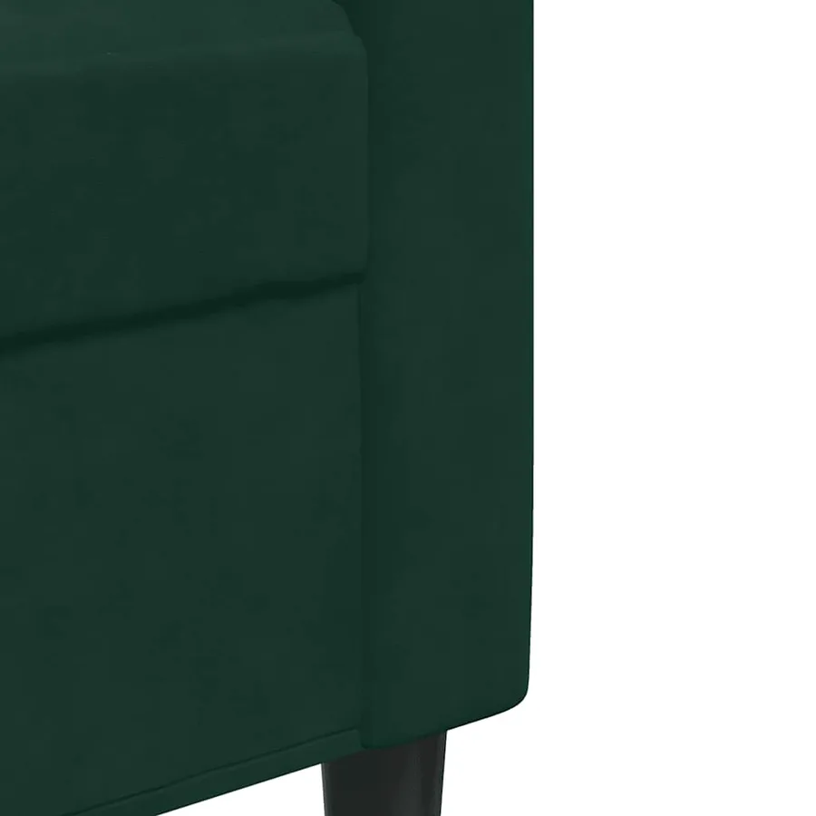 Ensemble de canapés 2 pcs avec coussins et traversins velours - 7