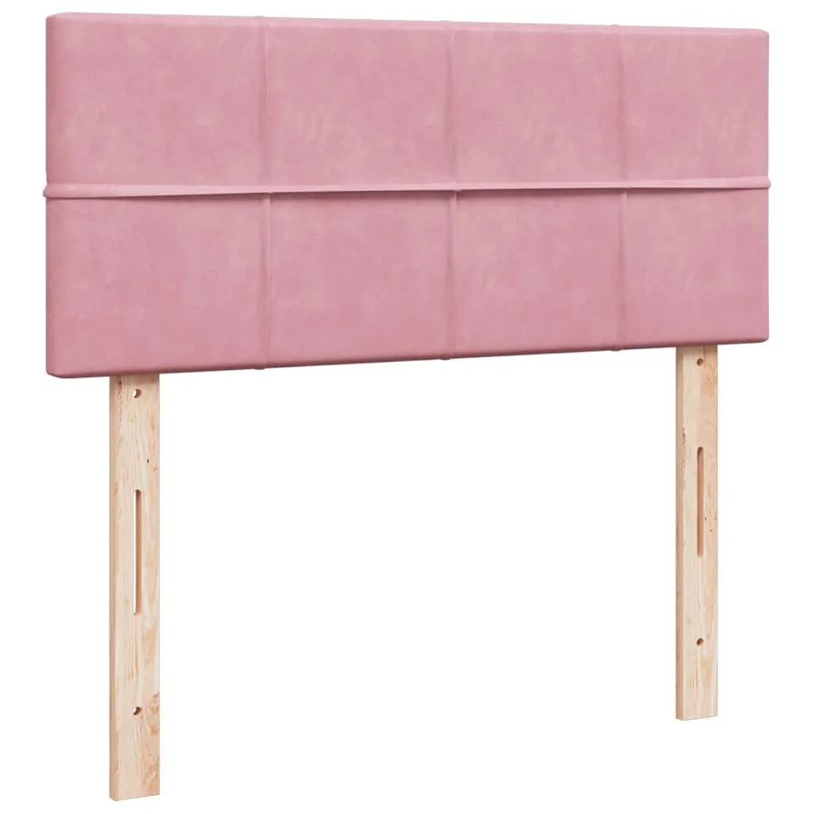 Sommier à lattes de lit avec matelas Rose 120x200 cm Velours - 8