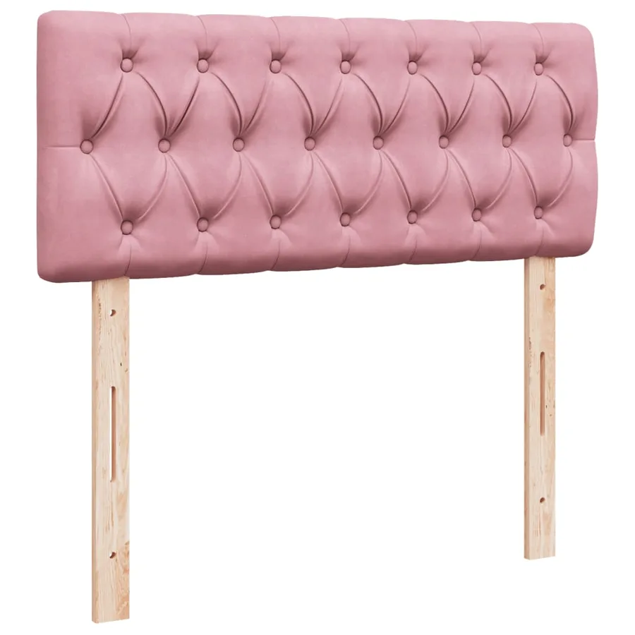 Sommier à lattes de lit avec matelas Rose 120x200 cm Velours - 8