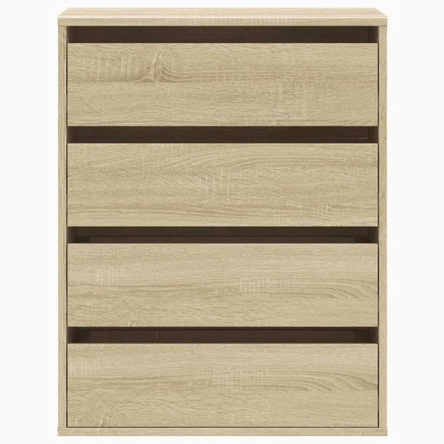 Commode d'angle chêne sonoma 60x41x76 cm bois d'ingénierie - 4