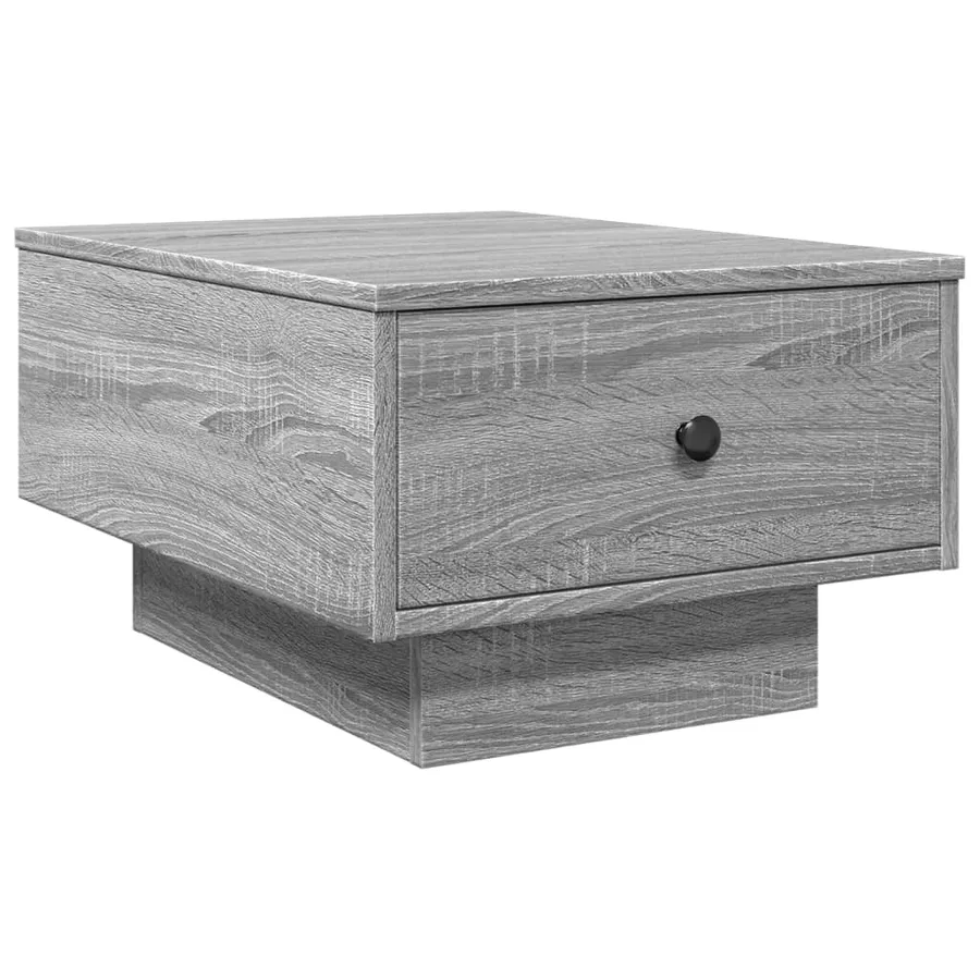 Table basse sonoma gris 60x45x31 cm bois d'ingénierie - 2