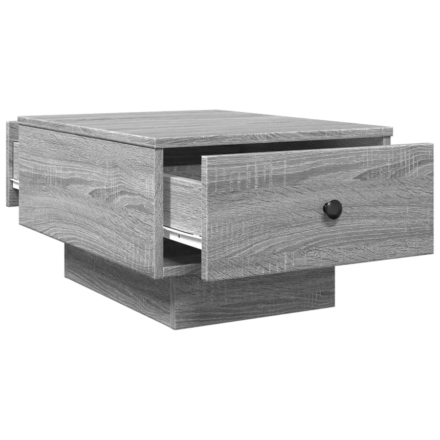 Table basse sonoma gris 60x45x31 cm bois d'ingénierie - 7