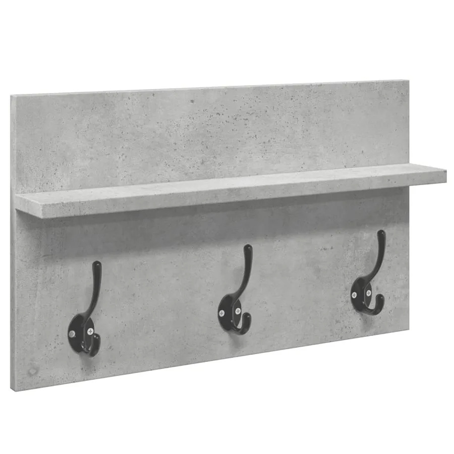 Ensemble de meubles de couloir 4 pcs gris béton bois ingénierie - 9