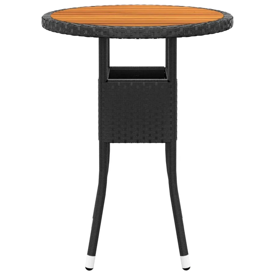 Salon de jardin 5 pcs Résine tressée Noir - 6