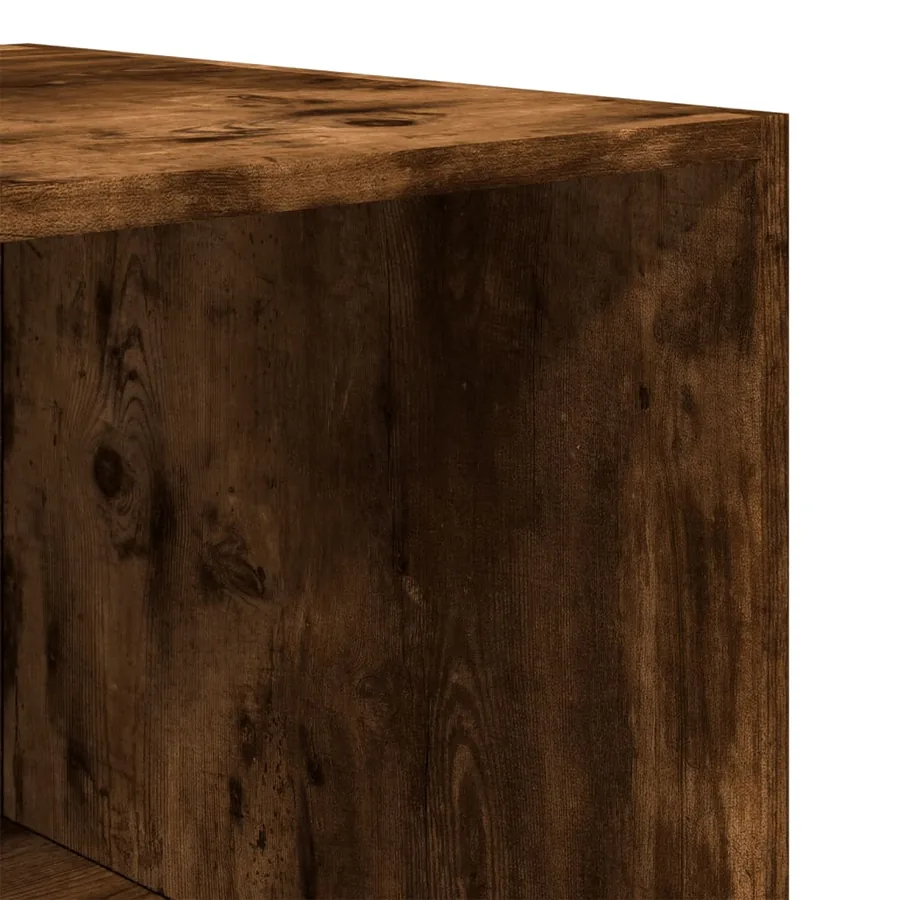 Garde-robe chêne fumé 100x50x200 cm bois d'ingénierie - 7