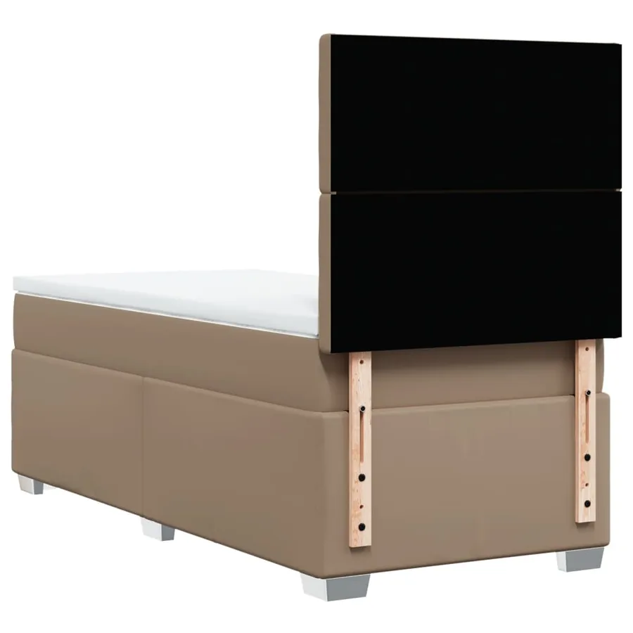Sommier à lattes de lit avec matelas Cappuccino 100x200 cm - 12