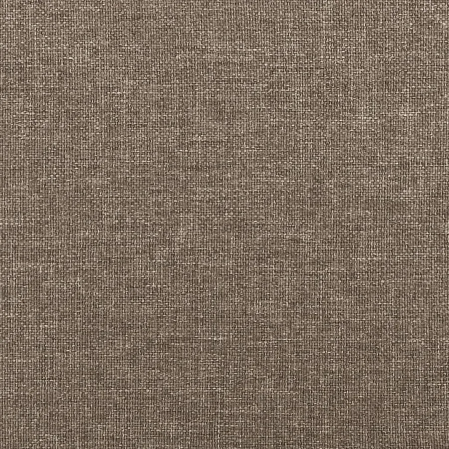 Sommier à lattes de lit matelas et LED taupe 120x190 cm tissu - 10