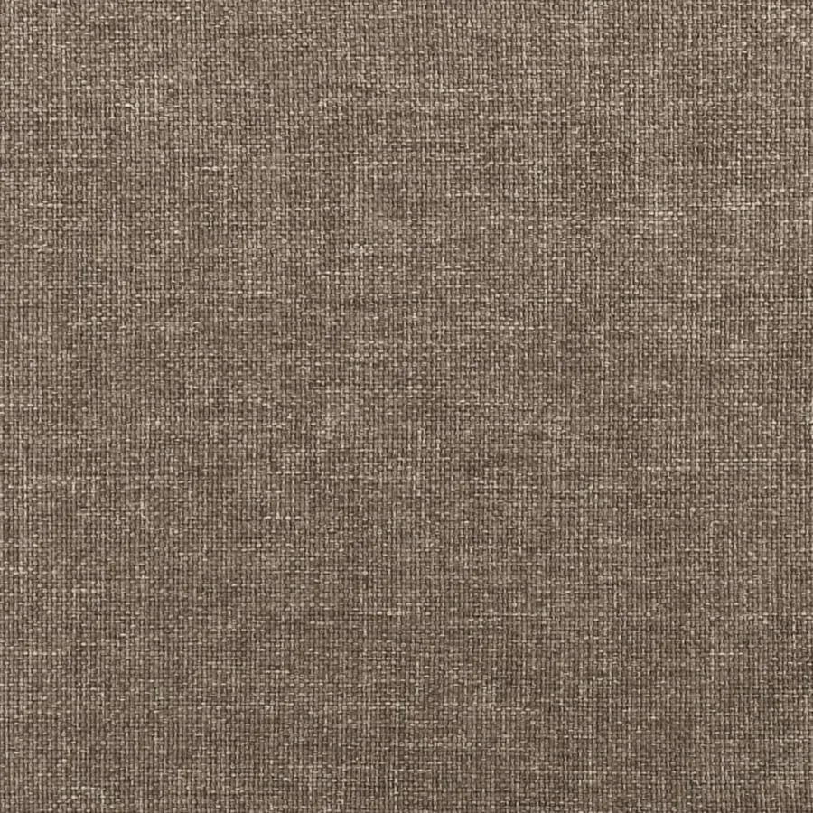 Sommier à lattes de lit avec matelas taupe 120x190 cm tissu - 8
