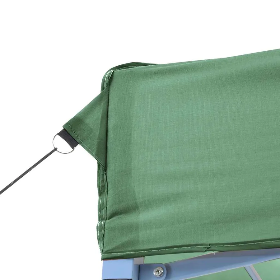 Tente de réception pliable escamotable 4 parois latérales vert - 8