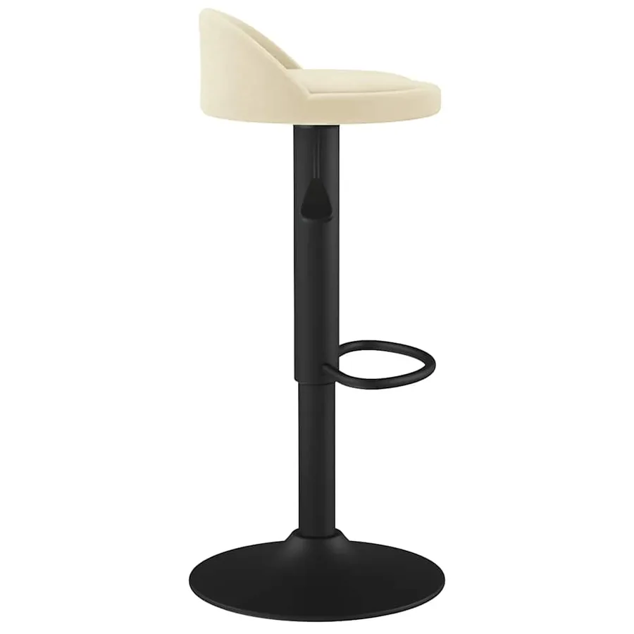 Tabouret de bar Crème Velours - 4