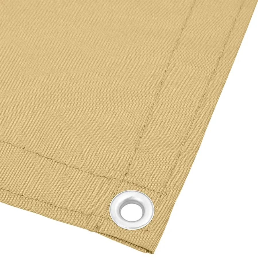 Écran de balcon sable 75x1000 cm 100% polyester oxford - 4
