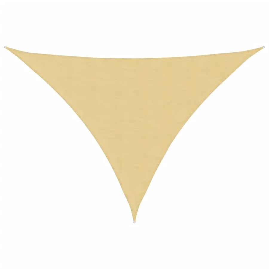 Voile d'ombrage sable 7x5x5 m 100 % polyester oxford - 2