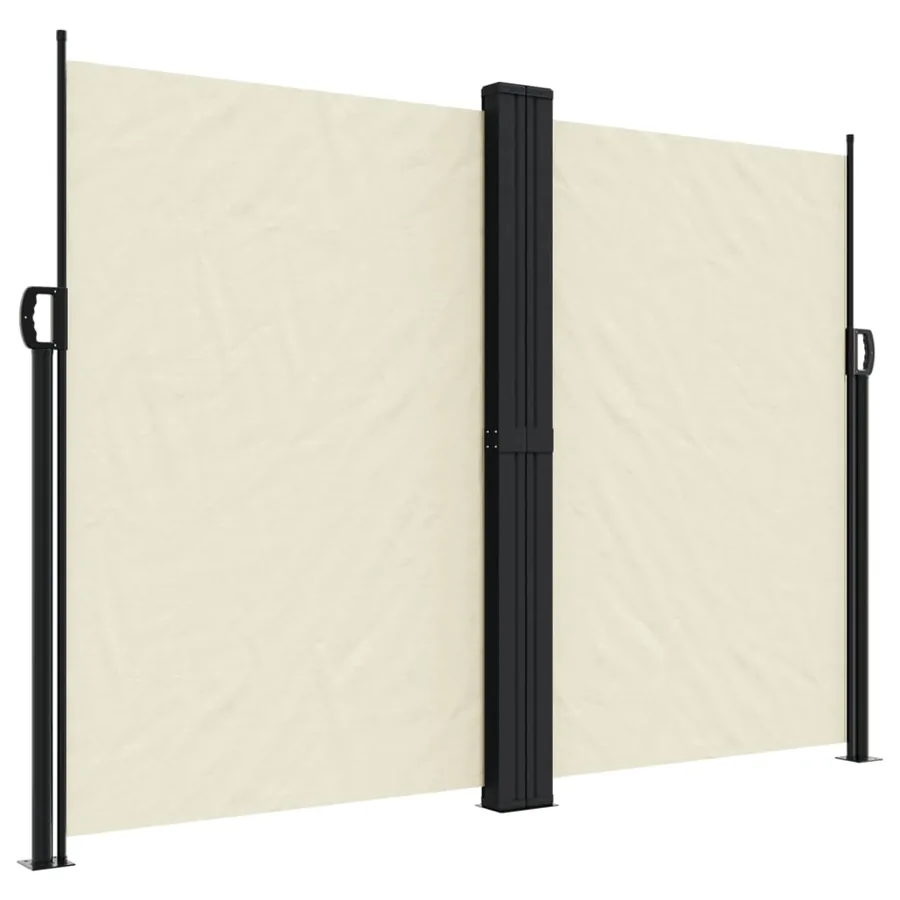 Auvent latéral rétractable crème 180x1000 cm - 2