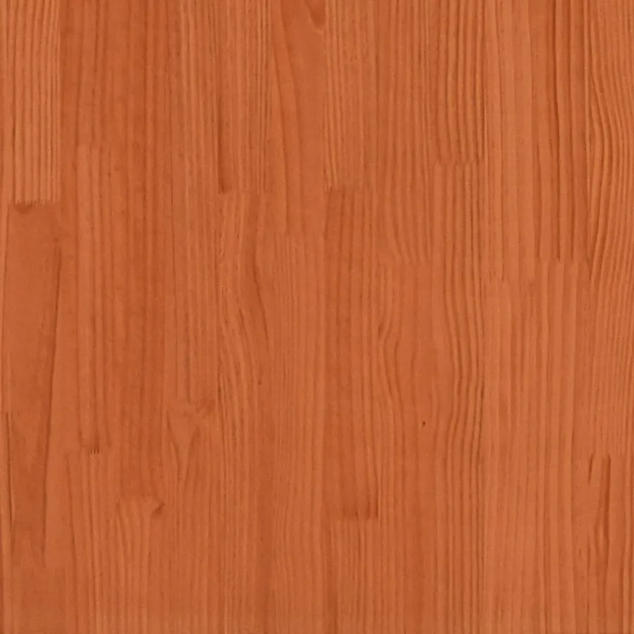 Tête de lit cire marron 120 cm bois massif de pin - 8