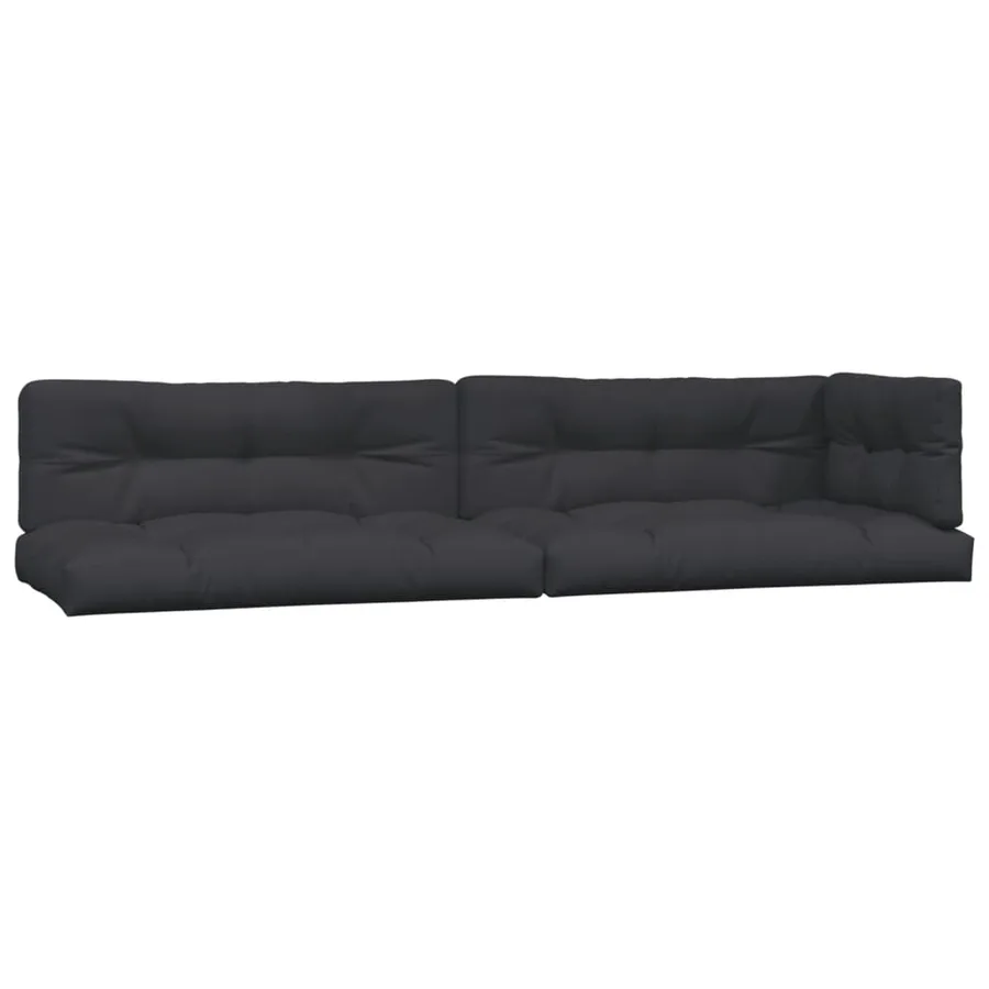Salon palette de jardin avec coussins 4pcs bois d'acacia massif - 6