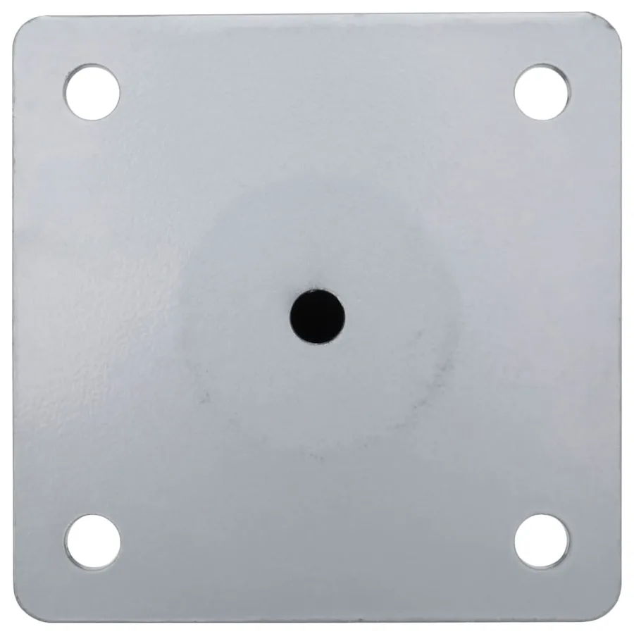 Base de parasol pour mât Ø38/48 mm argenté acier - 4