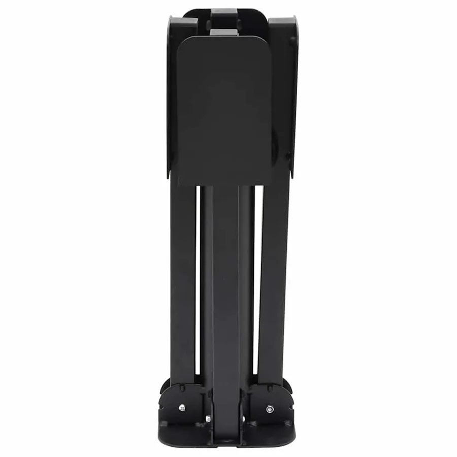 Base de parasol pliable pour mât Ø38/48 mm noir brillant acier - 3