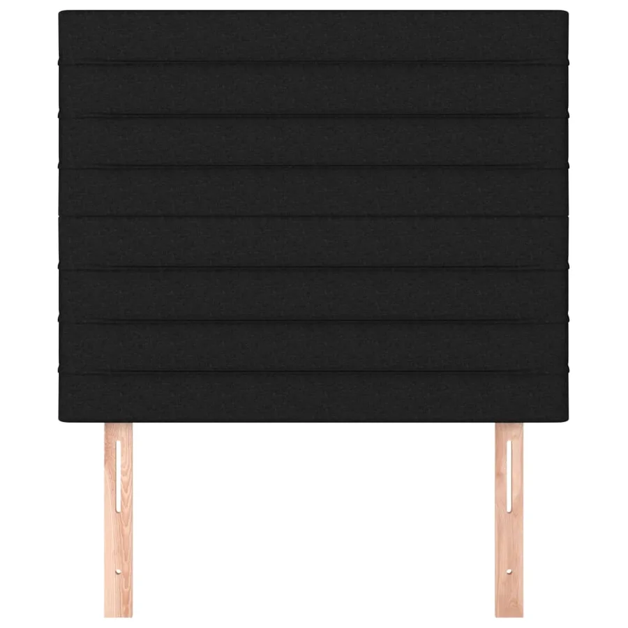 Tête de lit Noir 90x5x118/128 cm Tissu - 3