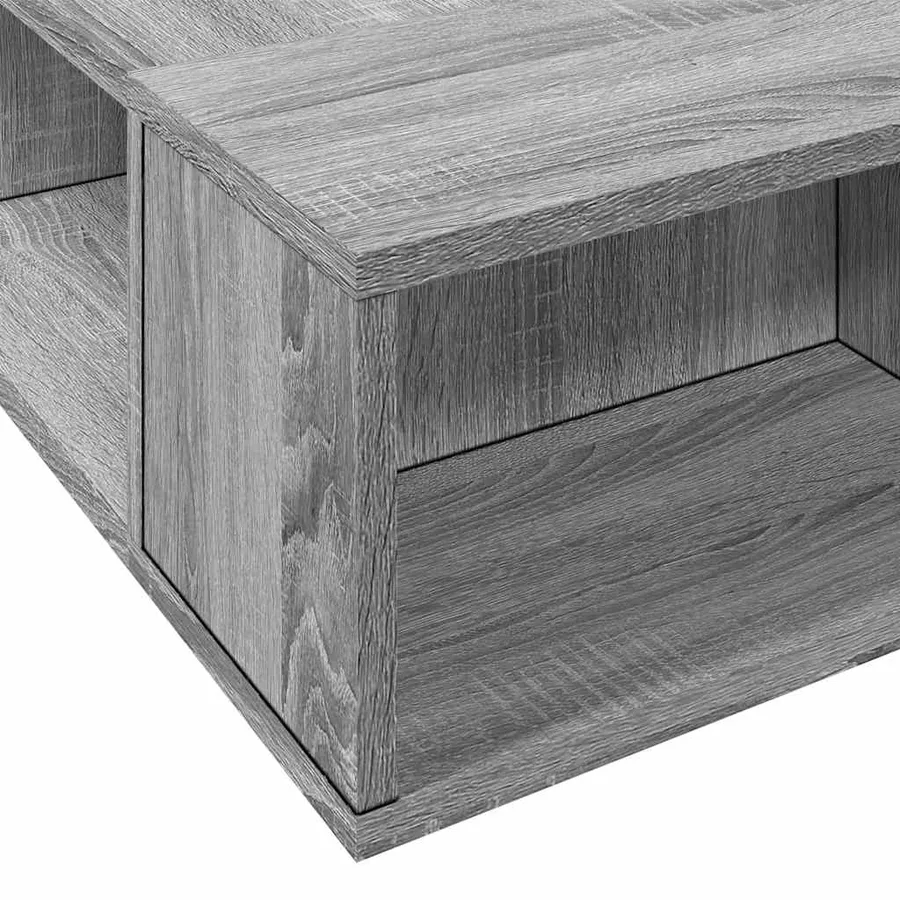 Cadre de lit sans matelas sonoma gris 90x200 cm - 7