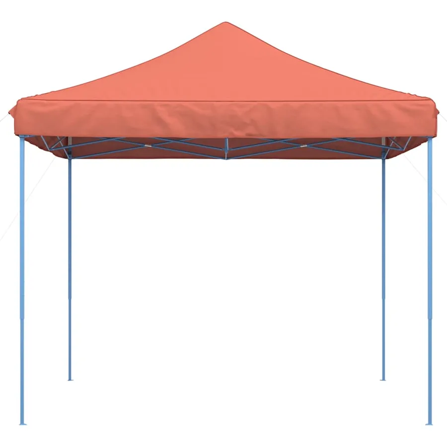 Tente réception pliable escamotable terre cuite 292x292x315 cm - 3