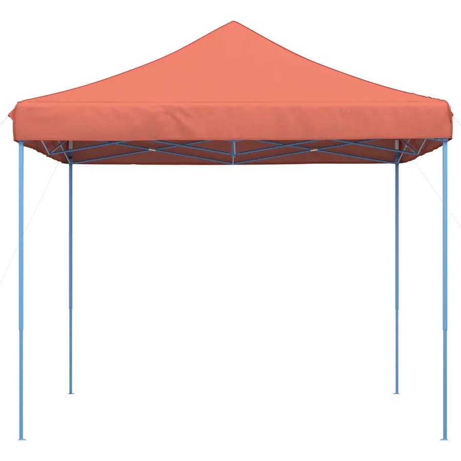 Tente réception pliable escamotable terre cuite 292x292x315 cm - 4