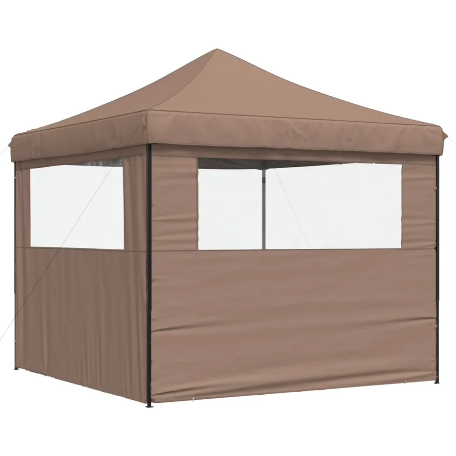 Tente de réception pliable escamotable avec 2 parois latérales - 5