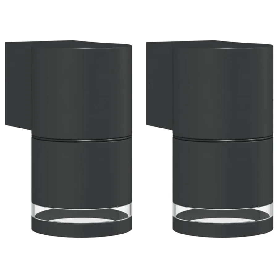 Appliques murales extérieur 2 pcs aluminium moulé sous pression - 2