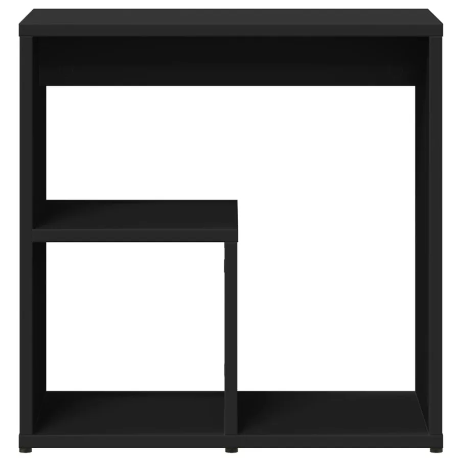 Tables d'appoint 2 pcs noir 50x30x50 cm bois d’ingénierie - 6