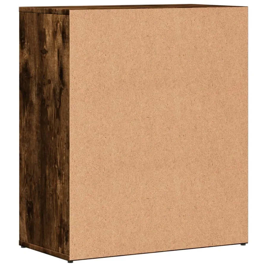 Buffet chêne fumé 60x31x70 cm bois d'ingénierie - 7