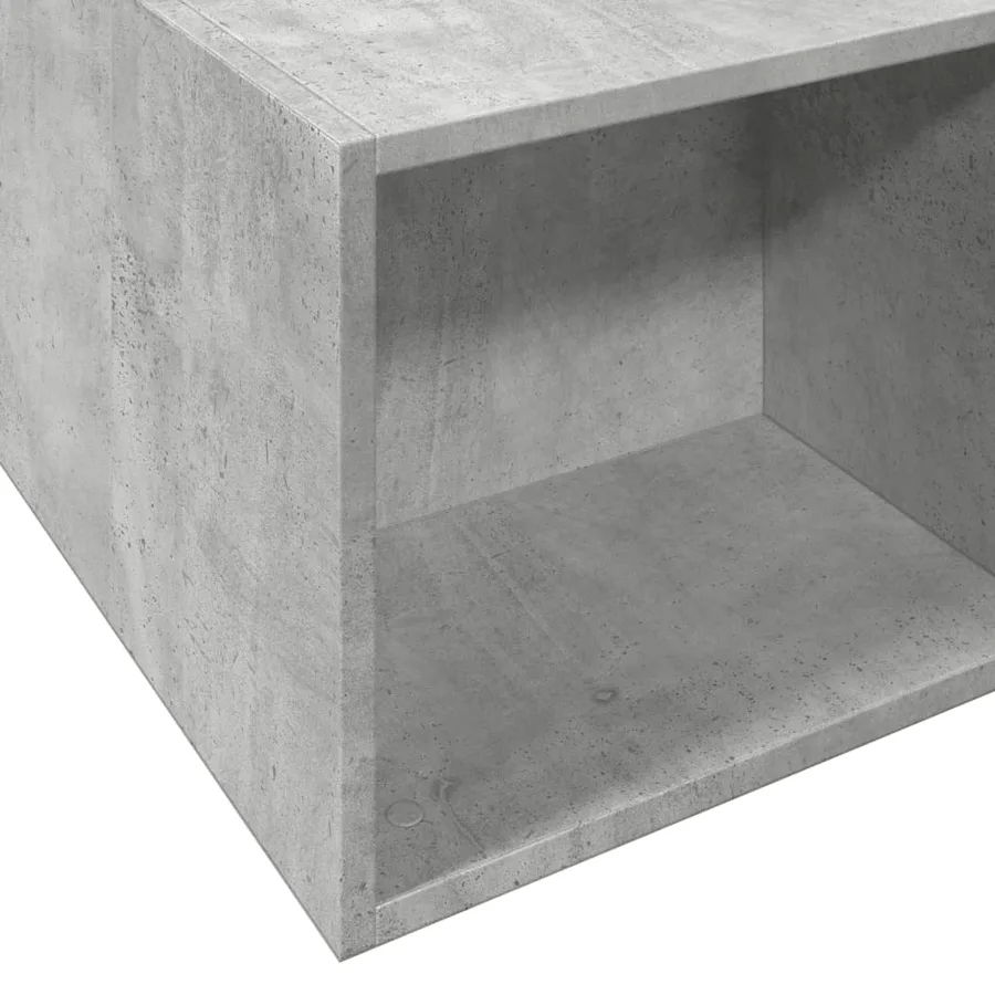 Cadre de lit sans matelas gris béton 160x200 cm - 7