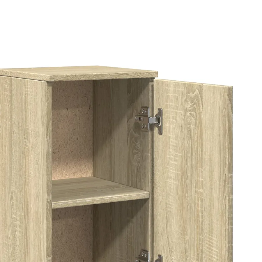 Ensemble de meubles de salle de bain 3 pcs chêne sonoma - 8