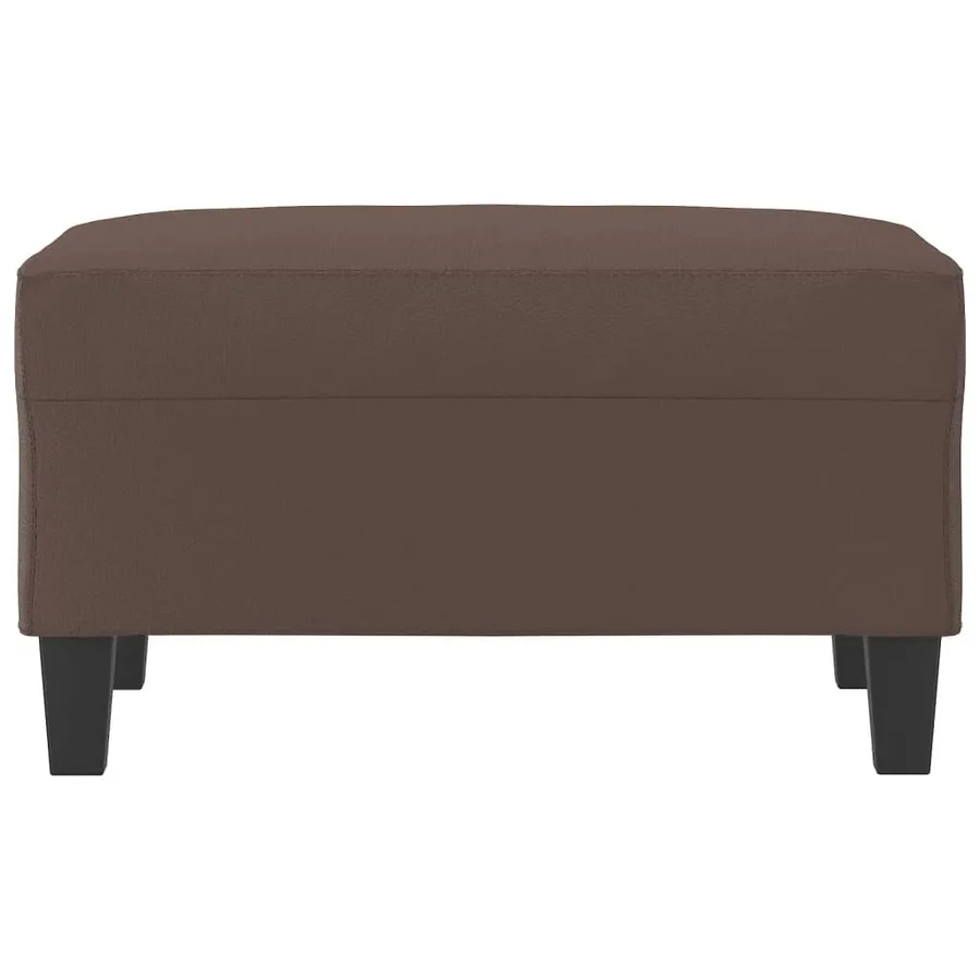 Repose-pied Marron 70x55x41 cm Similicuir - 3