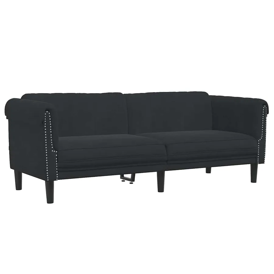 Ensemble de canapés 3 pcs noir velours - 6