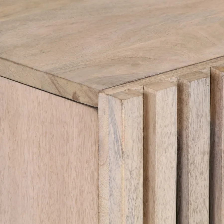 Buffet 60x34x75 cm bois de manguier massif - 7