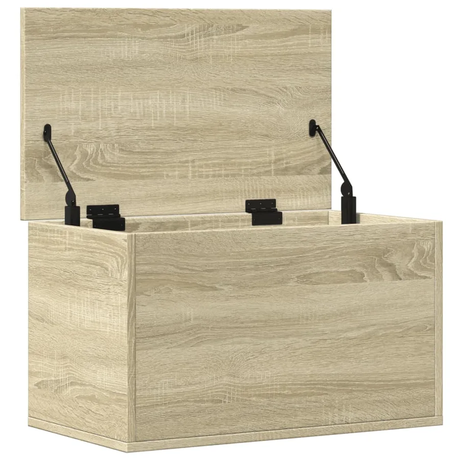 Boîte de rangement chêne sonoma 60x35x35 cm bois d'ingénierie - 7