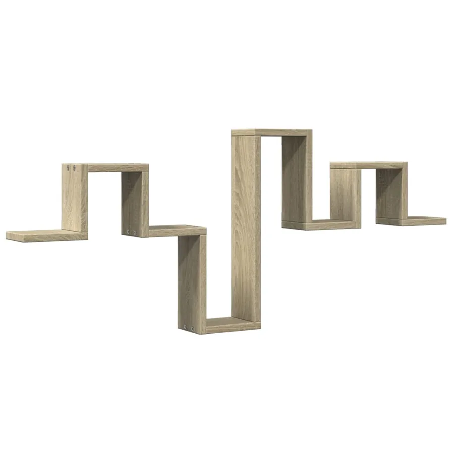 Étagère murale chêne sonoma 104,5x10x43 cm bois d'ingénierie - 2