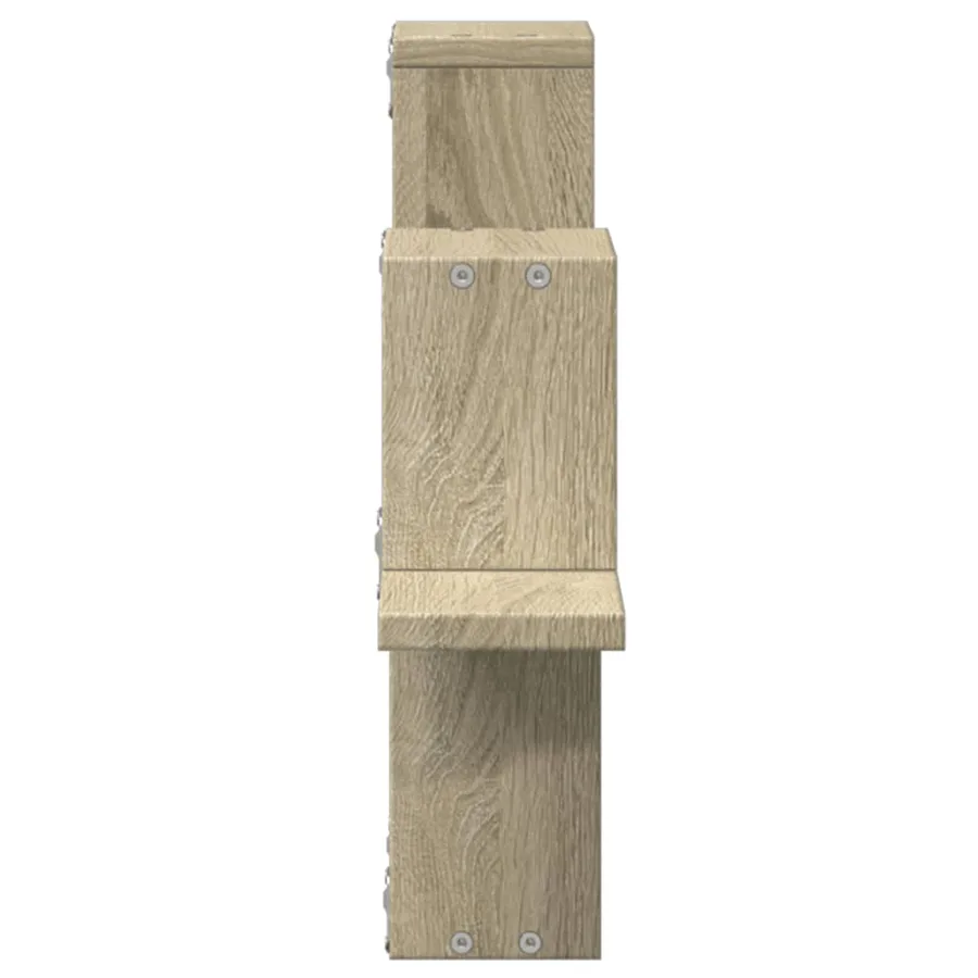 Étagère murale chêne sonoma 104,5x10x43 cm bois d'ingénierie - 6
