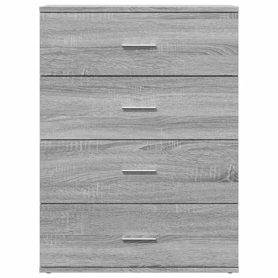 Buffet sonoma gris 60x39x80 cm bois d'ingénierie - 5
